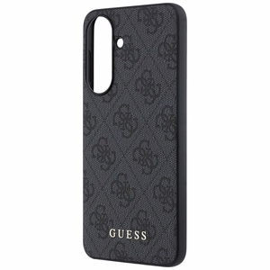 Guess HC PU 4G Classic Logo case with charm for Samsung Galaxy A57 black