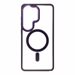 Чехол для Samsung S26 ULTRA Color Edge Mag Cover совместимый с MagSafe фиолетовый