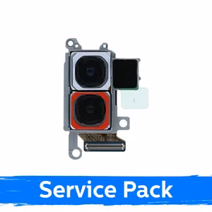 Kamera skirta Samsung G985 (G986) S20 Plus galinė kamera / (dviguba) 64M AF + 12M / (Service Pack)