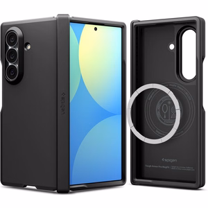 Spigen Tough Armor Pro MagFit MagSafe dėklas, skirtas „Samsung Galaxy Z Fold 8 Ultra“ – juodas