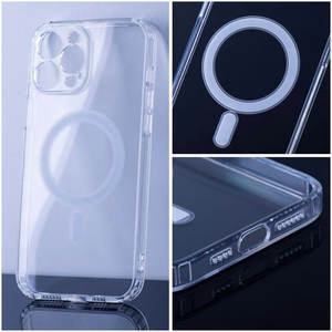Dėklas Clear Mag Cover (MagSafe) skirtas iPhone 16 Plus skaidrus