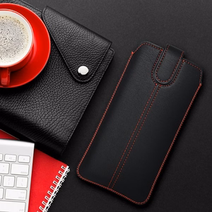 Kišeninis universalus dėklas "Ultra Slim M4", skirtas "Iphone 6 Plus" / "7 Plus" / "8 Plus" / "XS Max" / "11 Pro Max" / "Samsung S10+/A10/A32/A50", juodas