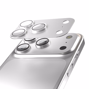 Etteri kameros lęšio apsauga iPhone 17 Pro Max sidabrinis