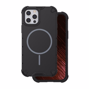 Defender 2in1 Mag dėklas for iPhone 12 6,1" juodas