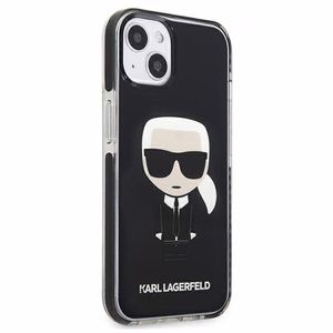 Karl Lagerfeld Iconik Karl dėklas iPhone 13 mini - juodas