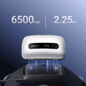 BoboVR BM60-2 6500 mAh baterijų rinkinys, 2 vnt., skirtas BoboVR M3 Pro+ ir BoboVR M3, su įkrovimo stotele, baltas