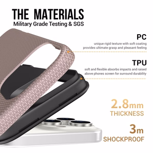 Dėklas Perfectionists Triangle Mag Case Apple iPhone 13 Pro rožinio aukso