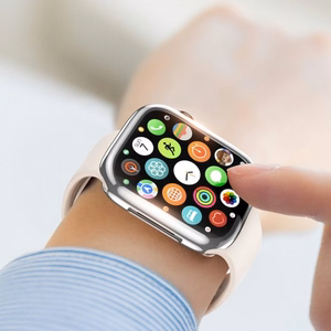 TPU glass case Dux Ducis Samo Apple Watch 45mm silver