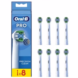 Oral-B EB20RX-8 – сменные насадки Precision Clean, для взрослых, 8 шт., белая