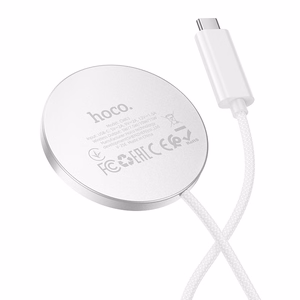 Беспроводное зарядное устройство Hoco CW63 Qi2, белое