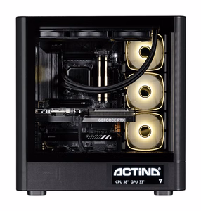 Actina stalinis kompiuteris Intel Core Ultra 7 270, 32 GB DDR5, 1 TB SSD, NVIDIA GeForce RTX 5080, Midi Tower, juodas