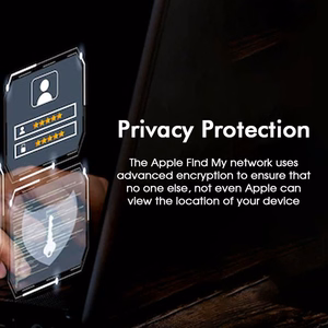 Bluetooth-трекер MiLi MiCard HD-P16-C для Apple Find My, чёрный