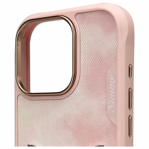 Nimmy Didelės akys augintinis 2.0 Katės dėklas telefonui iPhone 16 Pro Max - rožinė