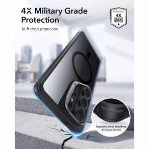 ESR Classic Hybrid Kickstand MagSafe Чехол для Samsung Galaxy S26 Ultra прозрачно-чёрный
