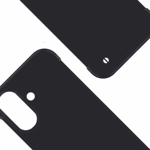 3mk Just20g matinės dėklas telefonui Apple iPhone 16 Plus - matinės juodas