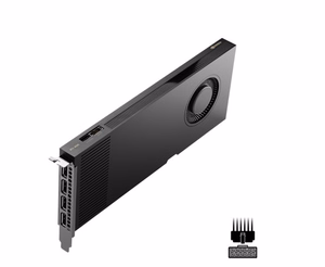 Graphics card PNY NVIDIA RTX 4000 Ada Generation, 20 GB GDDR6 160-bit,  PCIe 4.0 x16, Single Slot, 4x Mini DP 1.4a, ATX - ATX bracket, 1x 16-pin power supply cable, retial