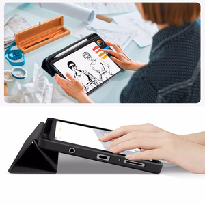 TechProtect SmartCase Pen dėklas Samsung Galaxy Tab A9+ / A11+ Plus 11.0 juodas
