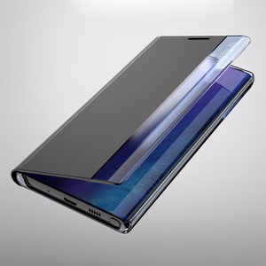Чехол New Sleep Case с функцией подставки для Samsung Galaxy A03s (166.5) чёрный