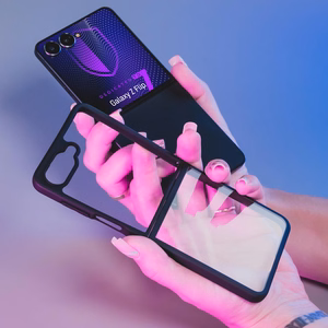 3mk Satin Armor Case+ for Samsung Galaxy Z Flip 7 - Transparent Black