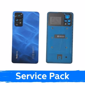 Задняя крышка Xiaomi Redmi Note 11 Pro, атлантическая синяя (Atlantic Blue; сервисная упаковка)