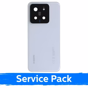 Galinis dangtelis, suderinamas su Xiaomi 14 / baltas / (Service Pack)