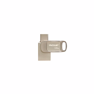 Patriot Memory Tab T560 128GB USB atmintinė dviguba USB 120MB/s (PS128GT560DS5D) sidabrinė