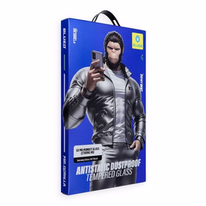 LCD apsauginis stikliukas 5D Mr. Monkey Glass (Strong HD) Apple iPhone 18 Pro juodas