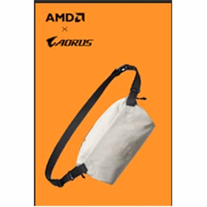 Gigabyte AORUS AMD – krepšys per petį, pilkas