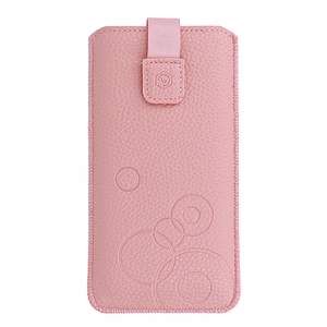 WONDER Deko Pouch Case (Size XL) for Iphone 15/15 Pro/Iphone 16/16 Pro/Samsung S24/S24 Plus/S25/S25 Plus/A53/A55 5G pink
