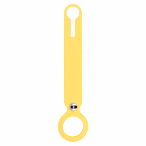 Silicone loop for Airtag yellow