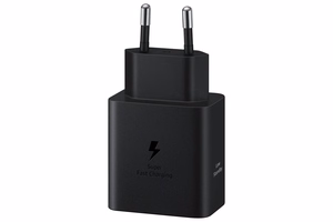 Sieninis įkroviklis Samsung EP-T4511XBEGEU 45W su USB-C į USB-C kabeliu 1.8 m, juodas