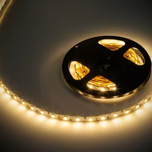 Светодиодная лента, 5 м, теплый белый, 300 x 5050 SMD