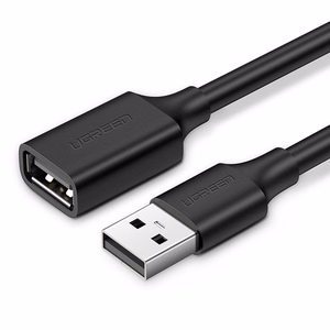 USB kabelio ilgiklis Ugreen USB-A to USB-A 1.5m juodas (10315)