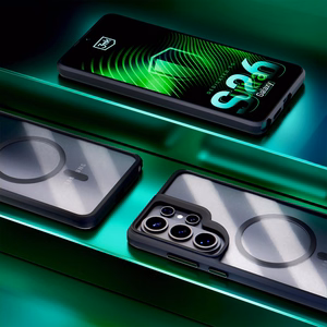 3mk Satin Armor MagCase для Samsung Galaxy S26 Ultra - прозрачный чёрный