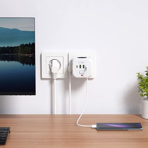 Tech-Protect PCL3x4 ilgintuvas, 2x USB-A, 2x USB-C, 3x AC Schuko tipo - baltas