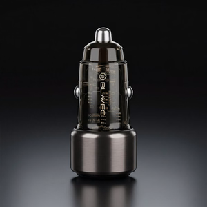 Blavec Car charger BS-05B Nitro - USB + Type C - QC 3.0 18W PD 65W (CCBS05BN-UCB) black