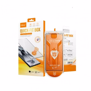 Grūdintas stiklas Quick-Fit 5D Samsung S938 S25 Ultra (Blister)