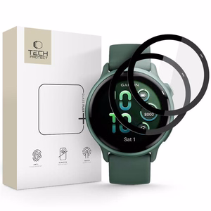 Tech-Protect Glass Flex+ гибридное стекло 2 шт. для Garmin Vivoactive 6 - чёрный