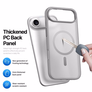 DUX DUCIS чехол YIND совместим с MagSafe для iPhone 17 AIR серый