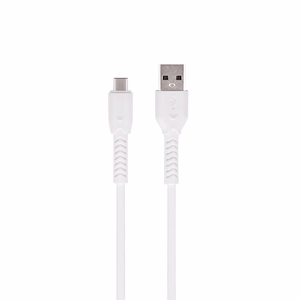 Maxlife MXUC-04 kabelis USB - USB-C 1,0 m 3A baltas