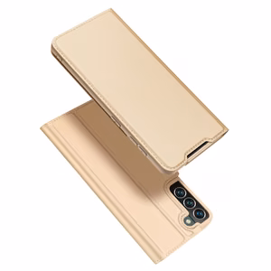 Dux Ducis Skin Pro dėklas atverčiamas dėklas Samsung Galaxy S22 + (S22 Plus) auksinis