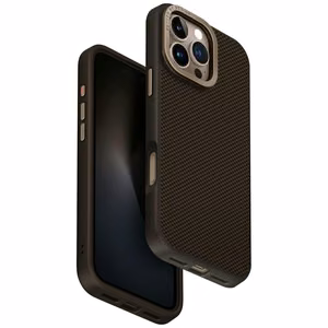 Чехол с подставкой для камеры Uniq Keva Max Magclick Charging для iPhone 16 Pro Max - коричневый