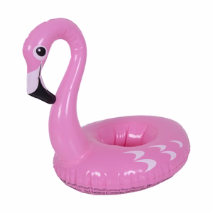 SUNCLUB pripučiamas flamingo formos puodelio laikiklis