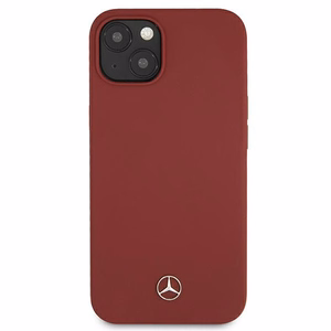 Mercedes Silikoninė Linija Dėklas iPhone 13 mini - Raudonas