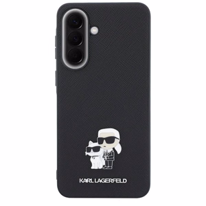 KARL LAGERFLED case for SAMSUNG A57 KLHCSA57PSAKCMPK (Saffiano W/ K&C Metal Logo) black
