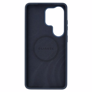 Liavec Silky чехол с металлической рамкой камеры для Samsung Galaxy S26 Ultra синий