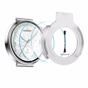 Tech-Protect Easy Set+ 2 rinkinys grūdintas stiklas Huawei Watch GT 5 41 mm - skaidrus