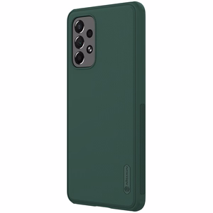 Nillkin Super Frosted Shield Pro прочный чехол для Samsung Galaxy A73 зелёный