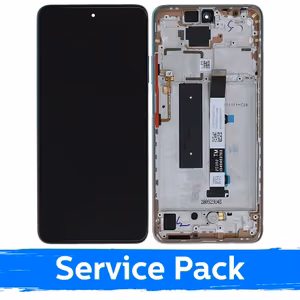 LCD Display Compatible With Xiaomi Mi 10T Lite 5G With Frame / Rose Gold Beach / (Service Pack)