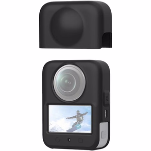 PULUZ силиконовая крышка объектива для DJI Osmo 360 (чёрный)